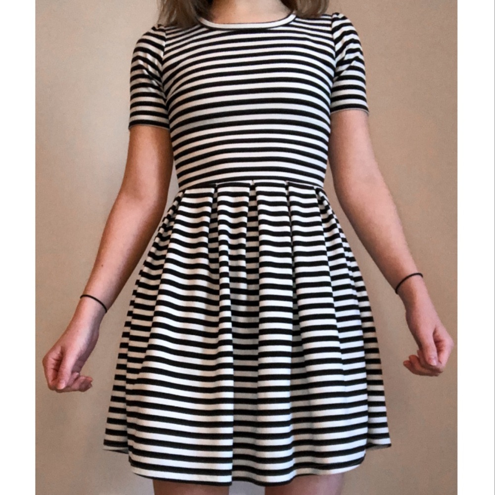 Striped LuLaRoe Amelia Dress